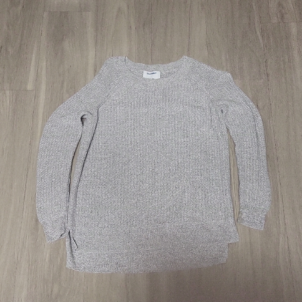Old Navy Light Heather Gray Crewneck Sweater